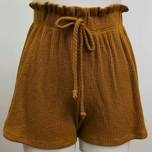 Mustard shorts